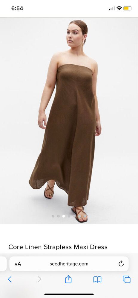 chinese dress ladies Cara Pecan Embroidered Strapless Dress