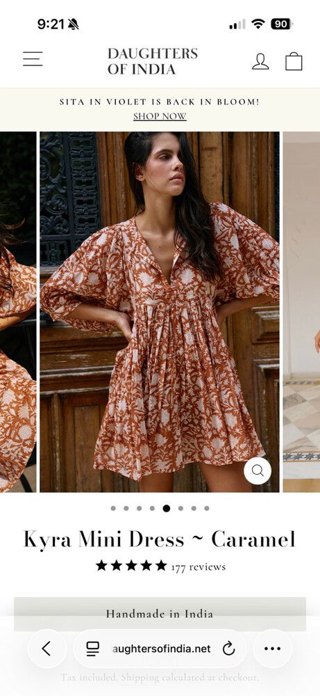 Daughters of India Kyra Mini Dress