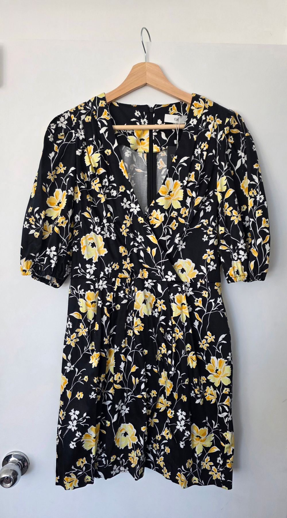 Cue Black Floral Dress