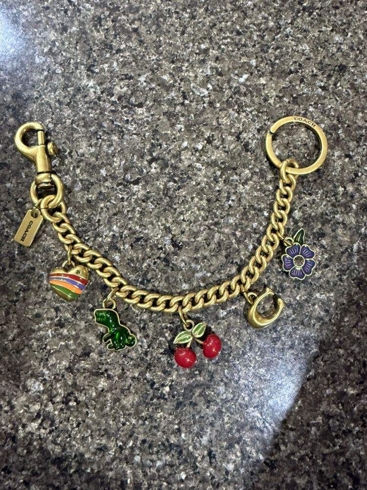Coach Gold Bag Charm