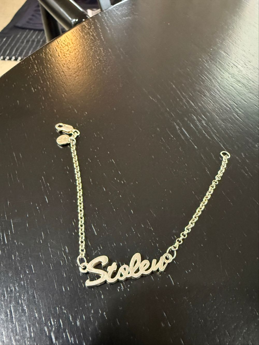 Stolen Girlfriends Club Script Bracelet