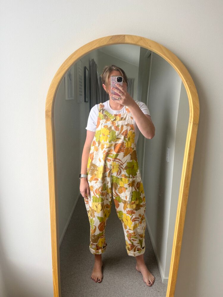 GoodDaisy floral overalls