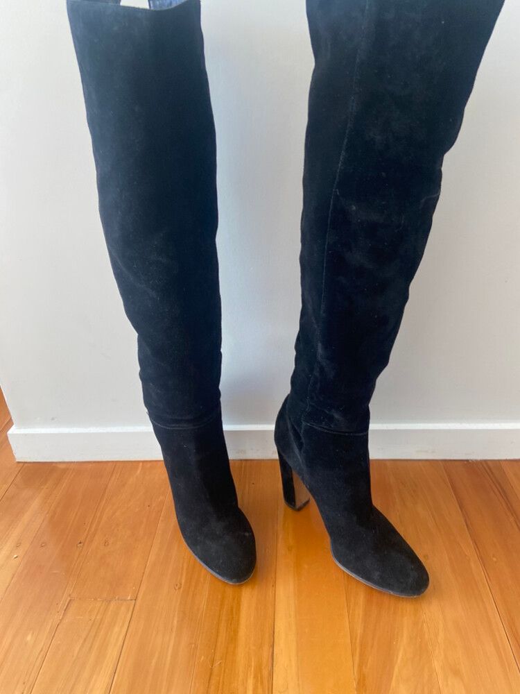 Suede Over The Knee Boots