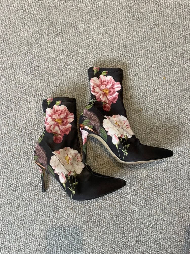Ted Baker Floral Heels Size EU 37