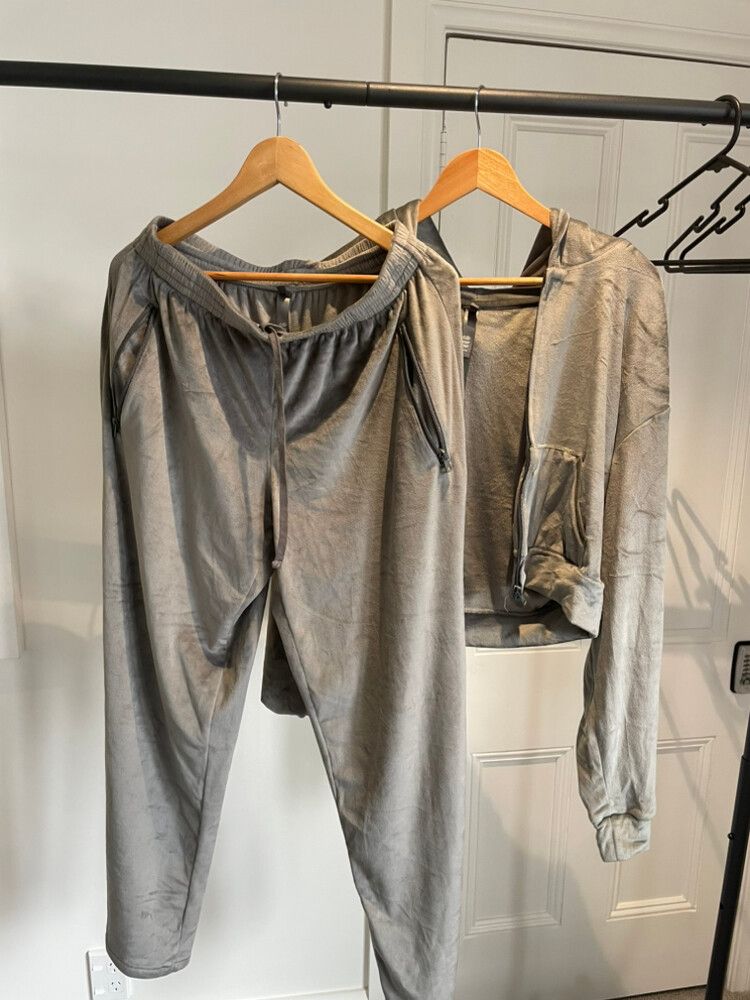 Skims Gunmetal Matching Set