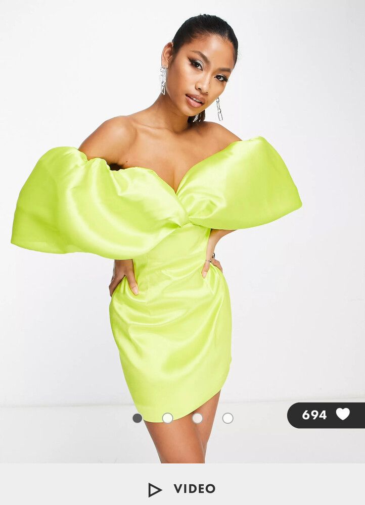 Asos Edition - Off The Shoulder Dress on Designer Wardrobe Asos Edition - Off The Shoulder Dress on Designer Wardrobe