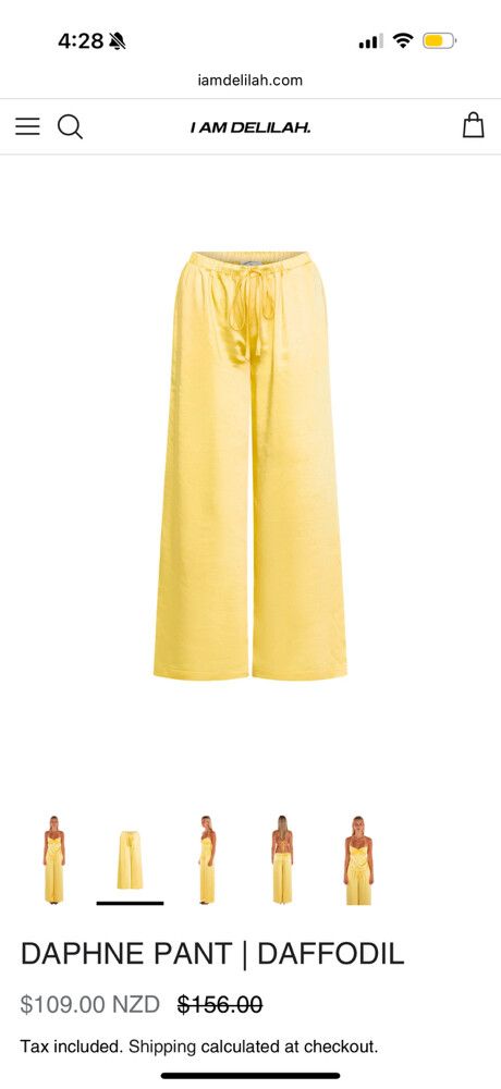 Daphne Pant Daffodil