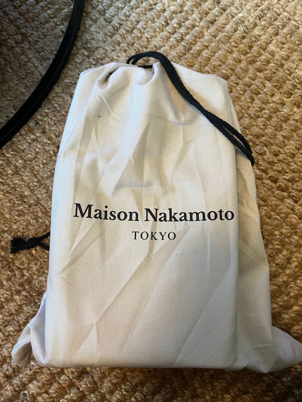 Tabi Maison Nakamoto Mules Ginza Black Flats