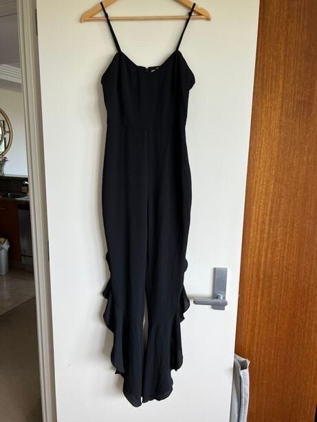 Black Frill Jumpsuit