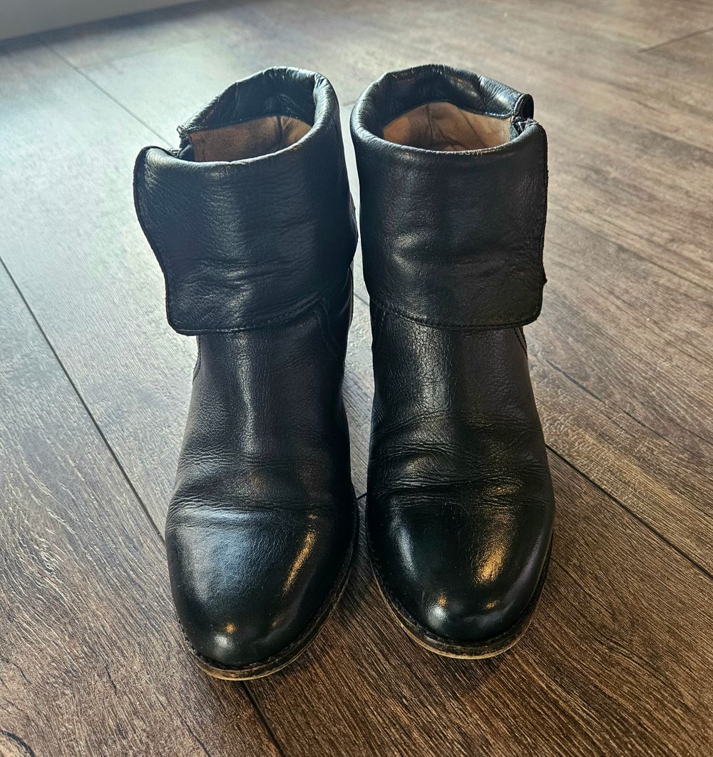 Black Ankle / Mid Boots (adjustable length)