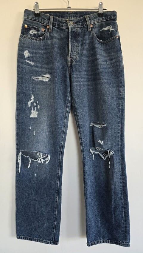 LEVI'S 501 Distressed Straight Jeans W27 L30
