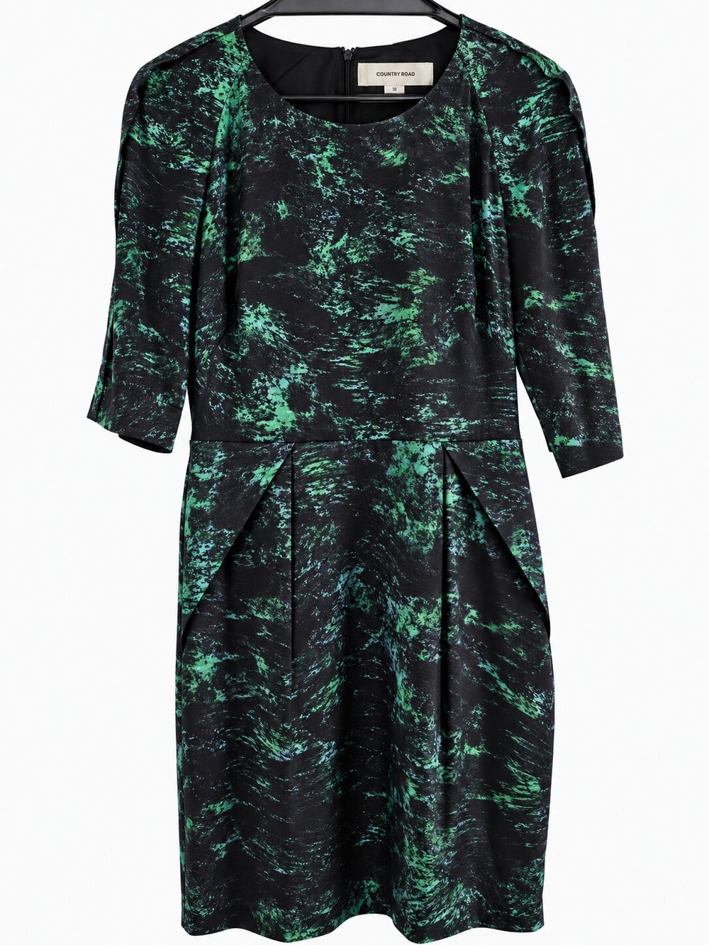 casual high slit maxi dress Womens Lantern Sleeve V Neck Elegant Dress Army Green S Anthropologie