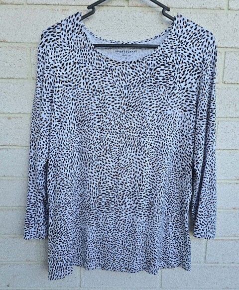 SPORTSCRAFT Magic Tee Viscose Long Sleeve Top - Size M