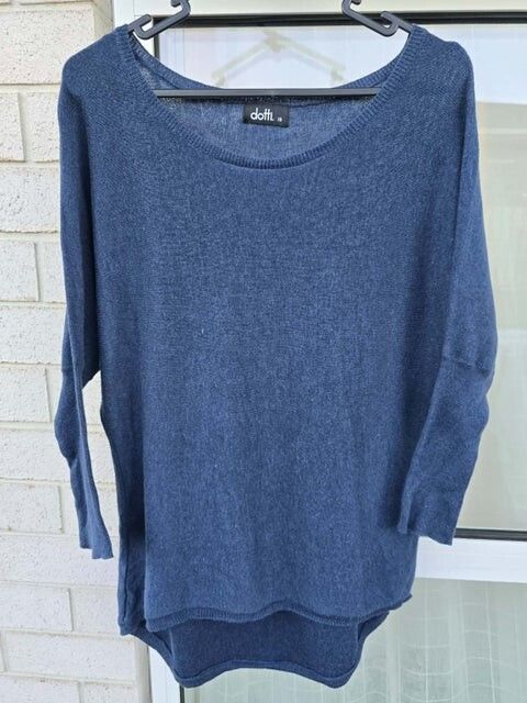DOTTI Angora Blend Batwing Knit Top - Size XS