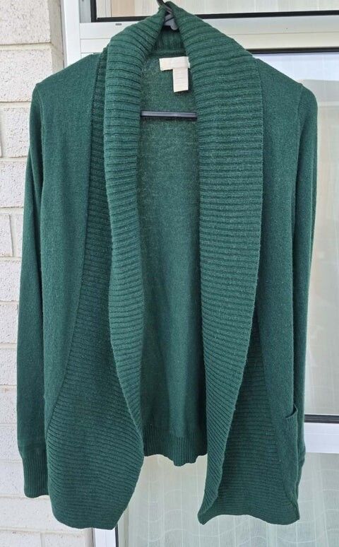 BANANA REPUBLIC Merino Cashmere Blend Open Cardigan - Size S