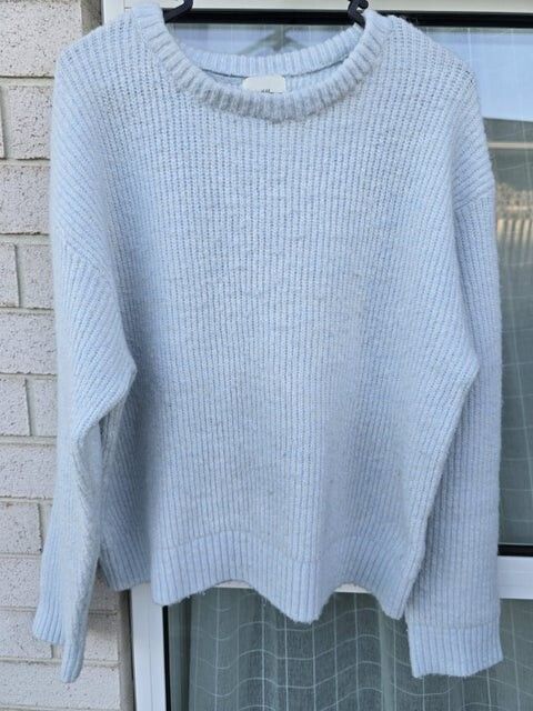 H&M Wool Blend Ribbed Jumper Size S