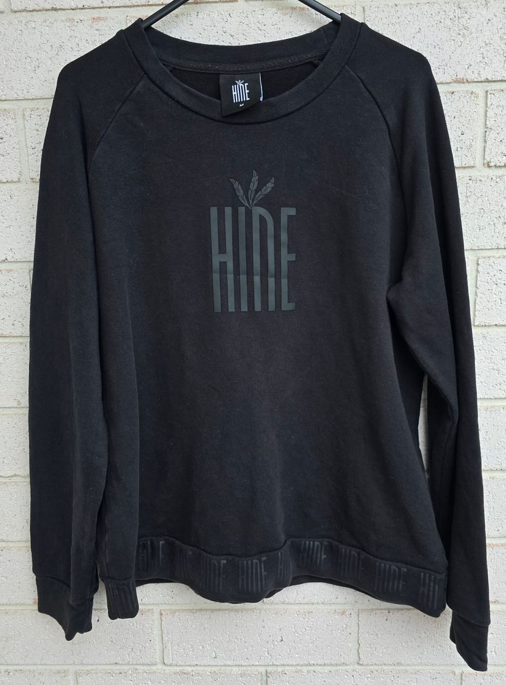HINE Logo Print Sweatshirt - Size M