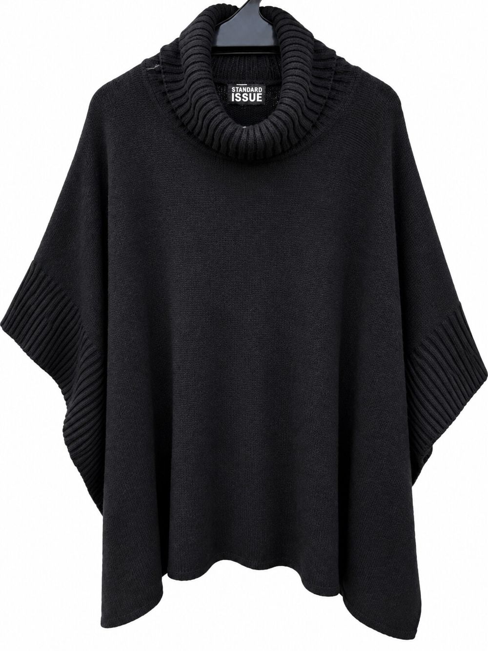 STANDARD ISSUE Merino Wool Poncho Cowl Neck - Size S-M