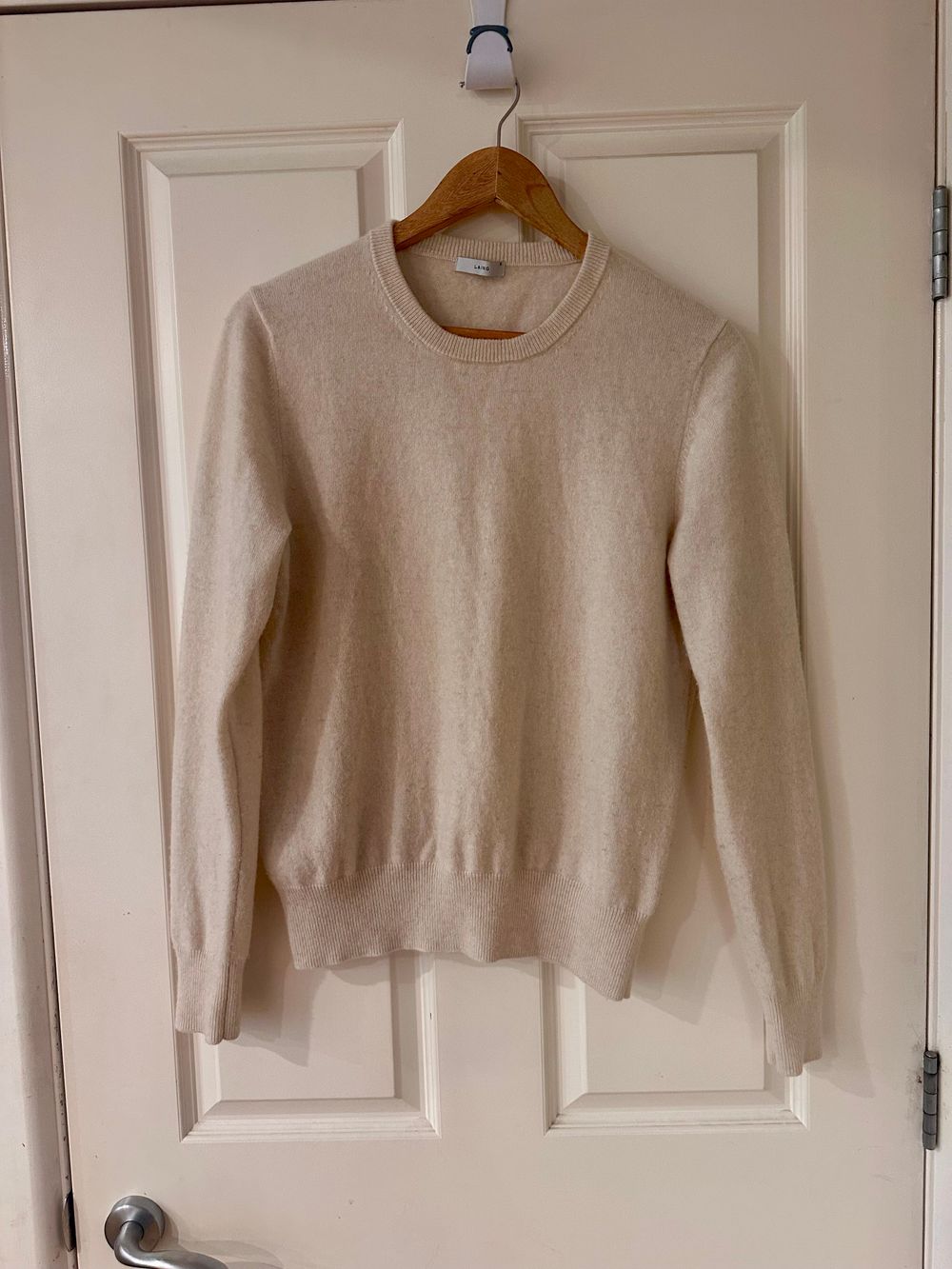 Laing Home Beige Knit Jumper Size S