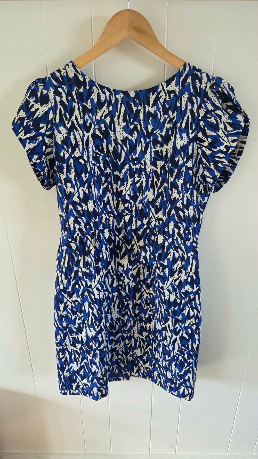 Karen Walker Hi There dress blue white
