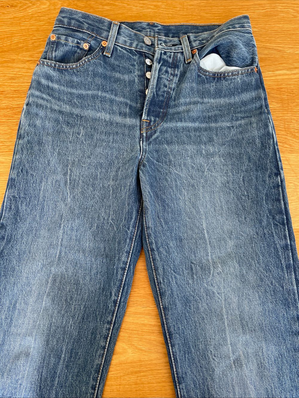 Levi's Light Wash Straight Leg Jeans