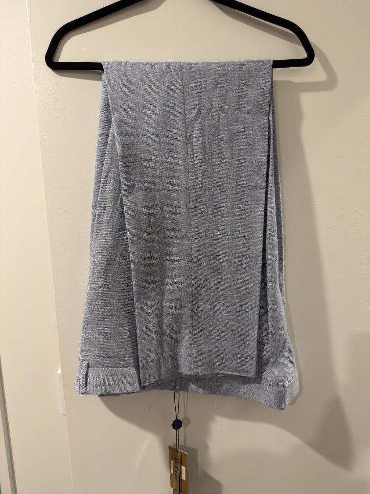 Hallenstein Brothers Light Blue Linen Trousers