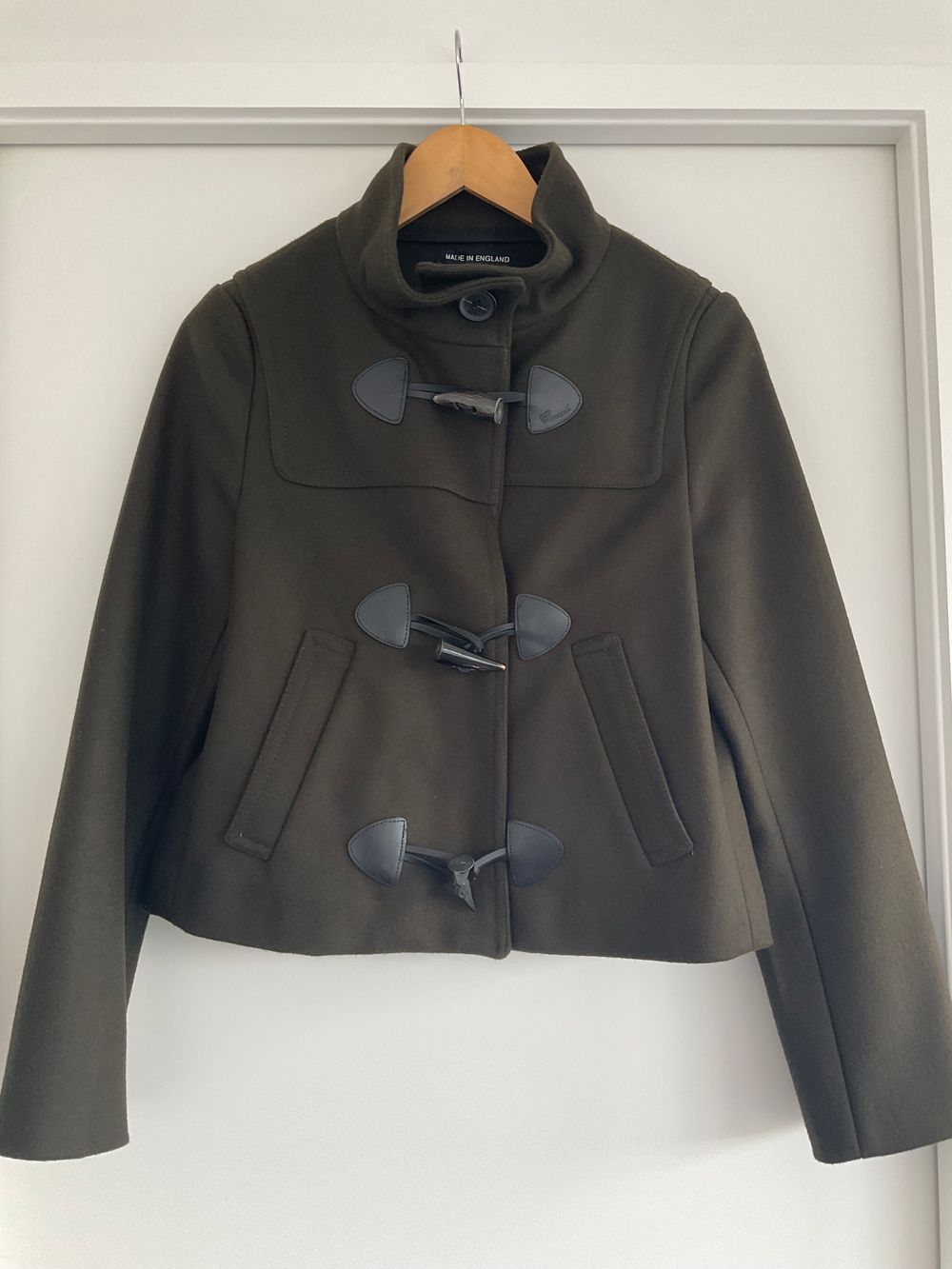 Wool toggle short coat - iconic UK brand Gloverall
