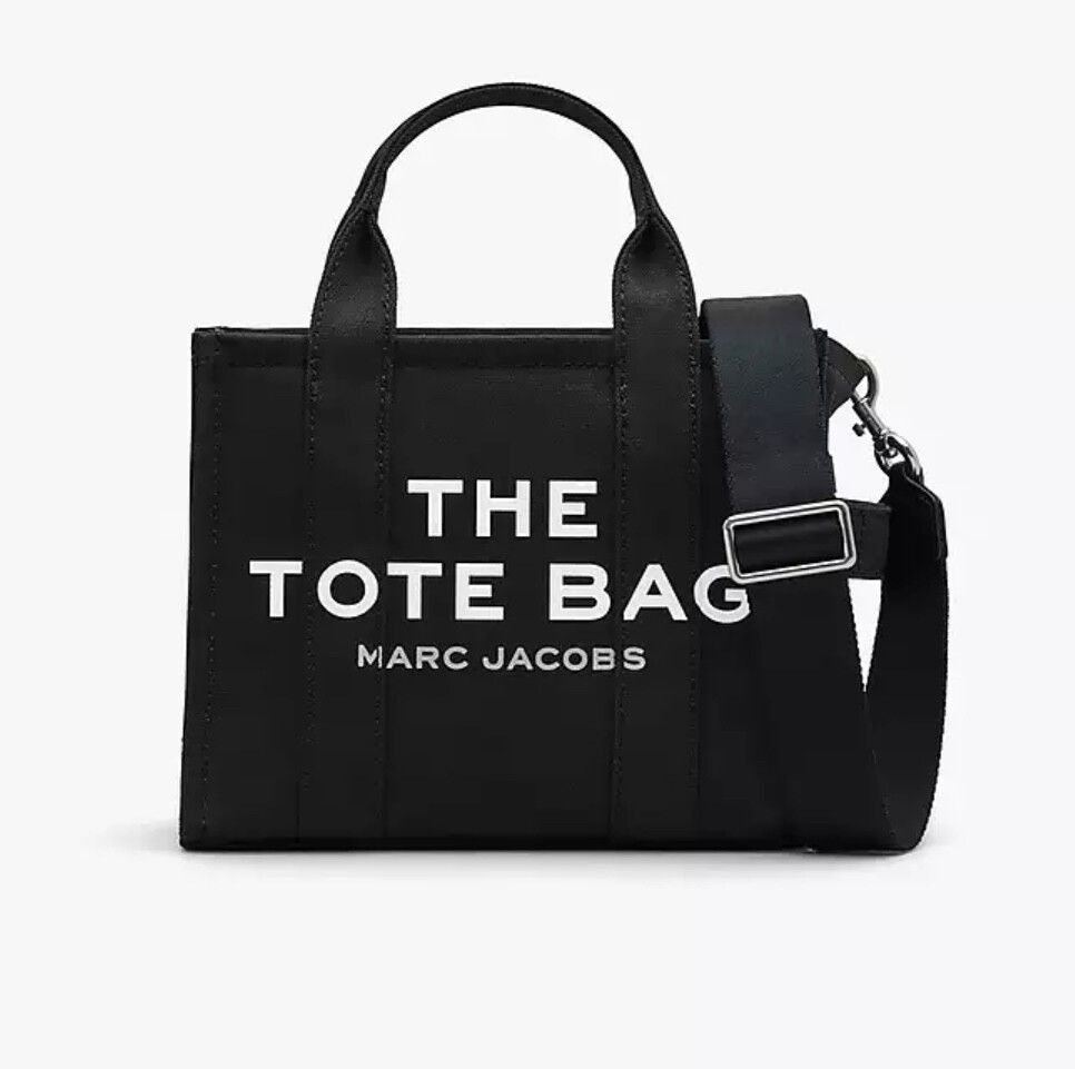 Marc Jacobs Black Canvas Tote Bag