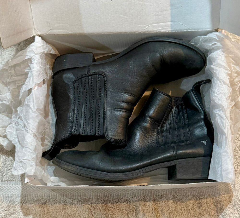 Windsor Smith Black Leather Boots