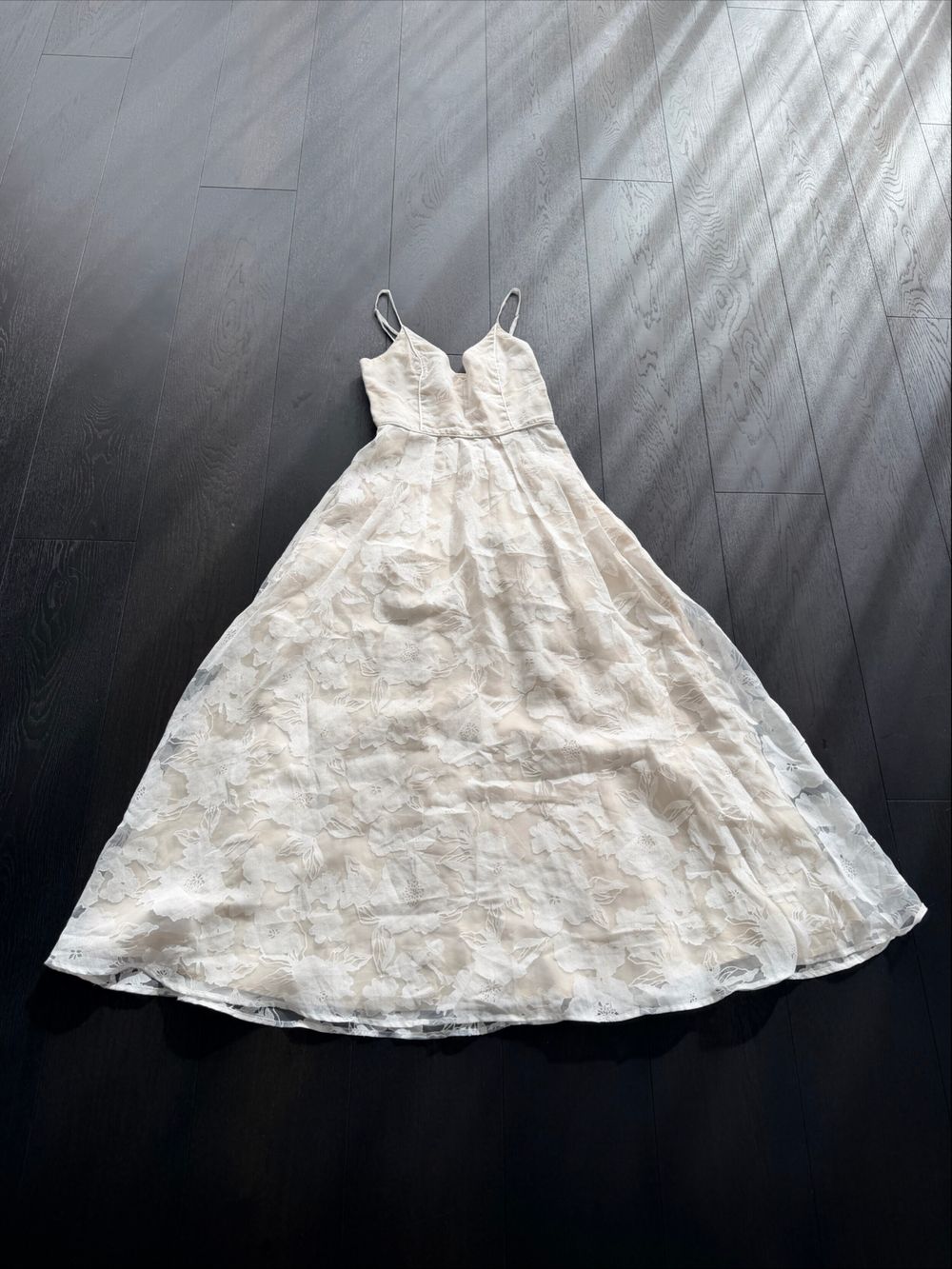 Showpo White Lace Maxi Dress