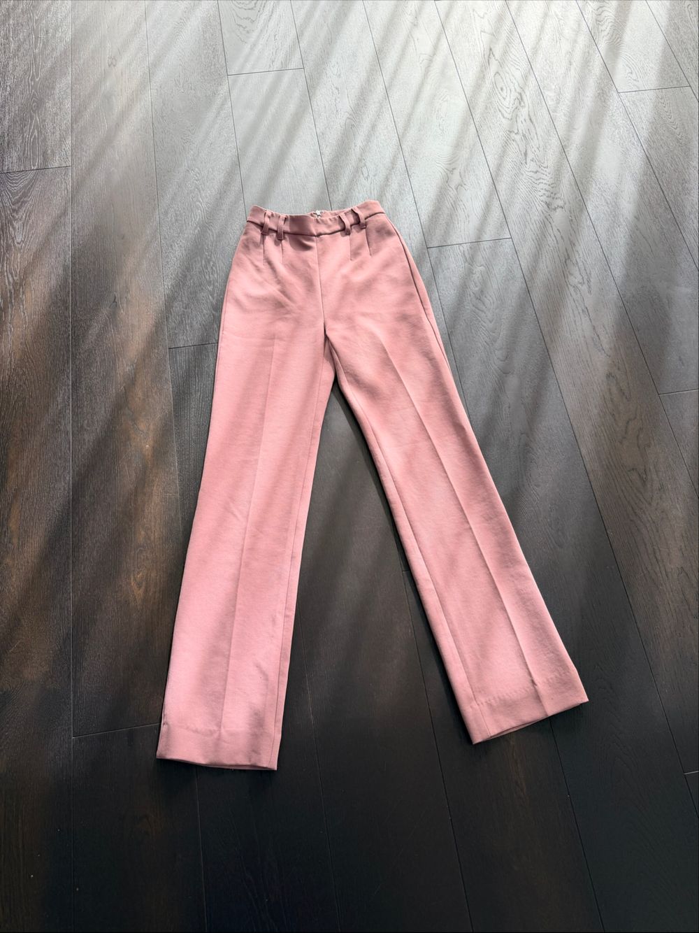 Kookai Pink Pleated Trousers