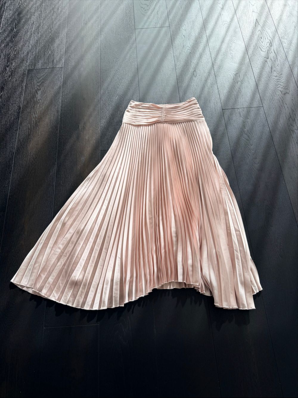 Portmans Pink Pleated Midi Skirt