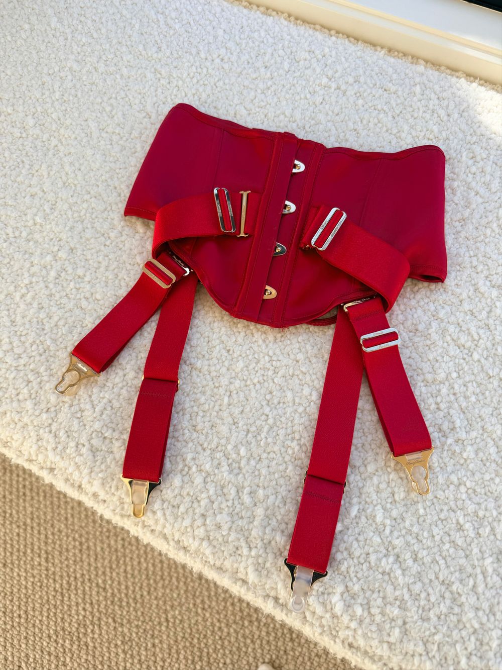 Honey Birdette Red Corset Belt