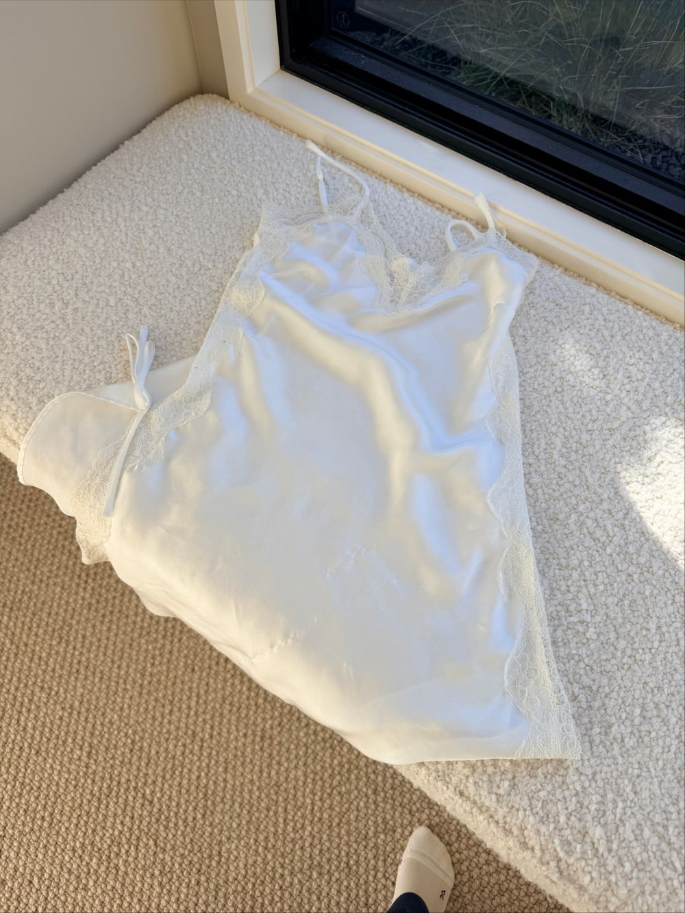 Bras N Things White Satin Camisole