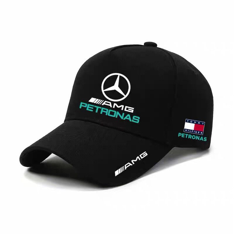 BikeyBB Cap - Brand New Black Mercedes AMG Petronas x Tommy Hilfiger Racing Cap Adjustable Size 54-60 (Excellent Quality Version)