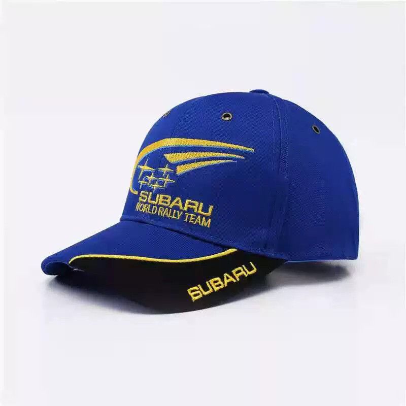 BikeyBB Cap - Brand New Blue Subaru World Rally Team Baseball Cap Adjustable Size 54-60 (Excellent Quality Version)