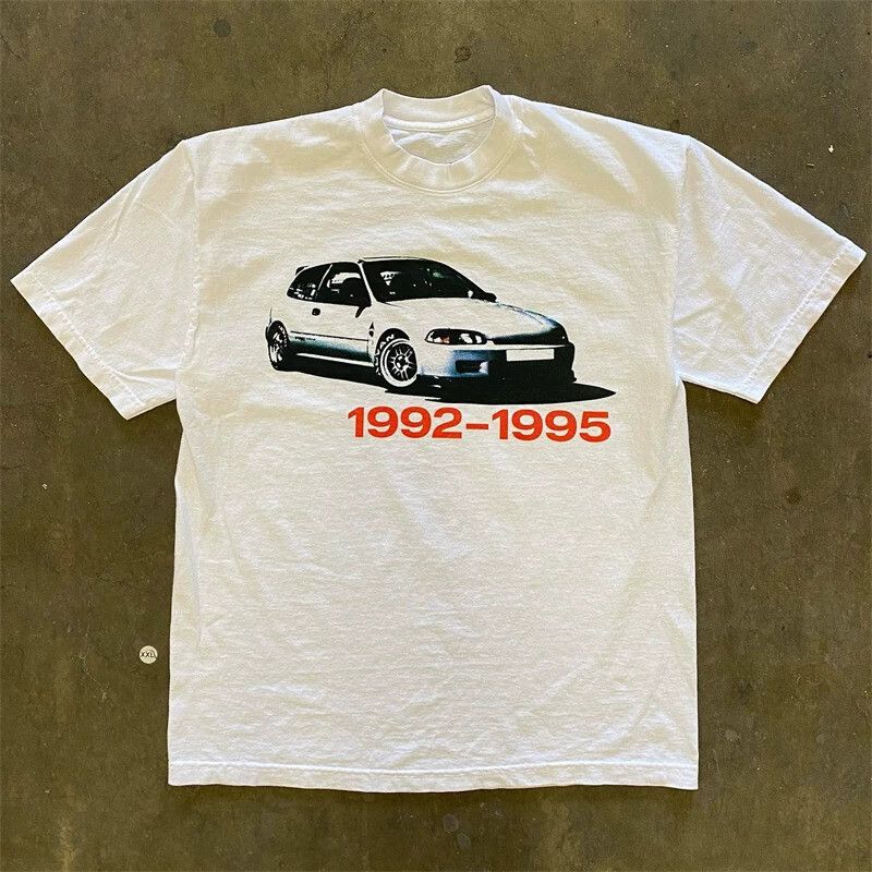 BikeyBB Tee - Brand New Honda Civic EG White Pure Cotton Tee Size 12-14