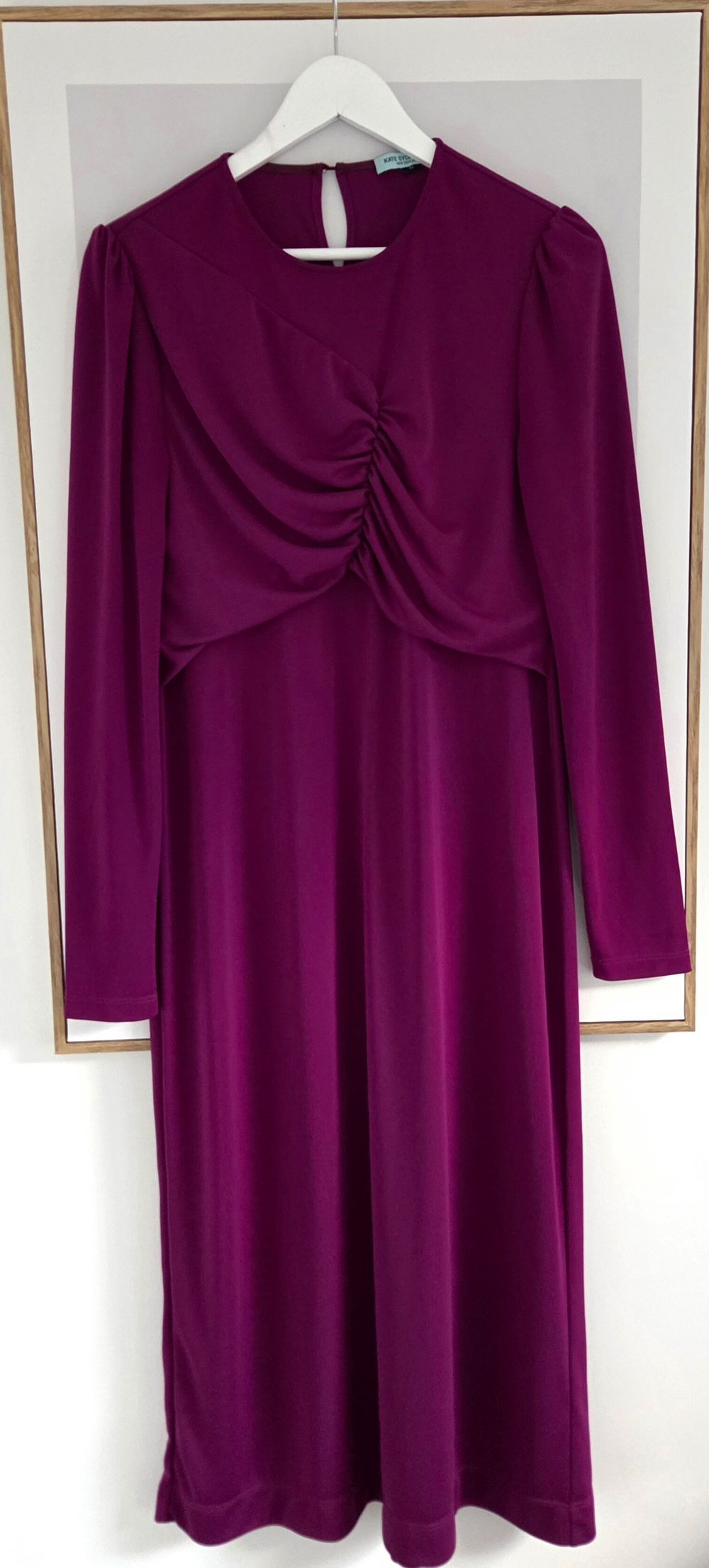 Kate Sylvester Purple Long Sleeve Dress