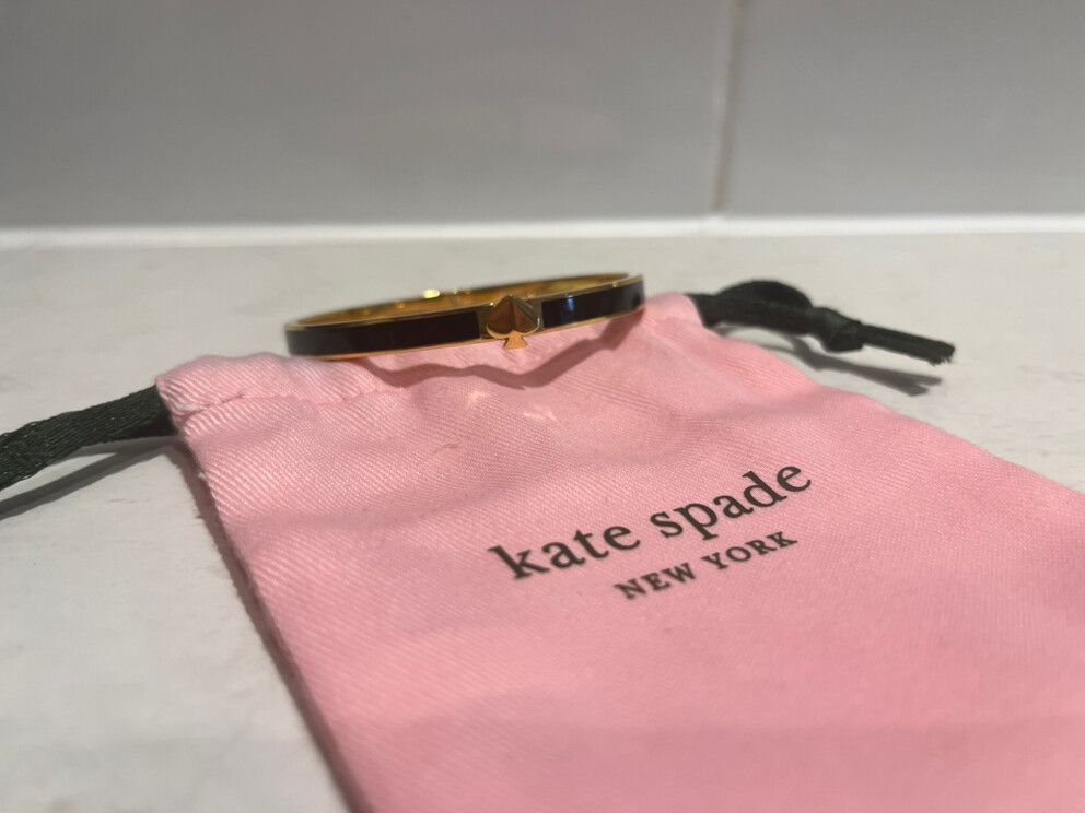 Kate Spade black gold Bracelet