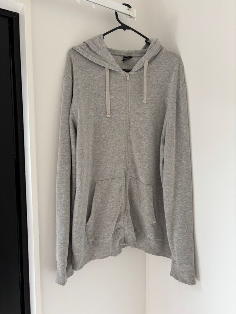 Plain Zip Up Hoodie