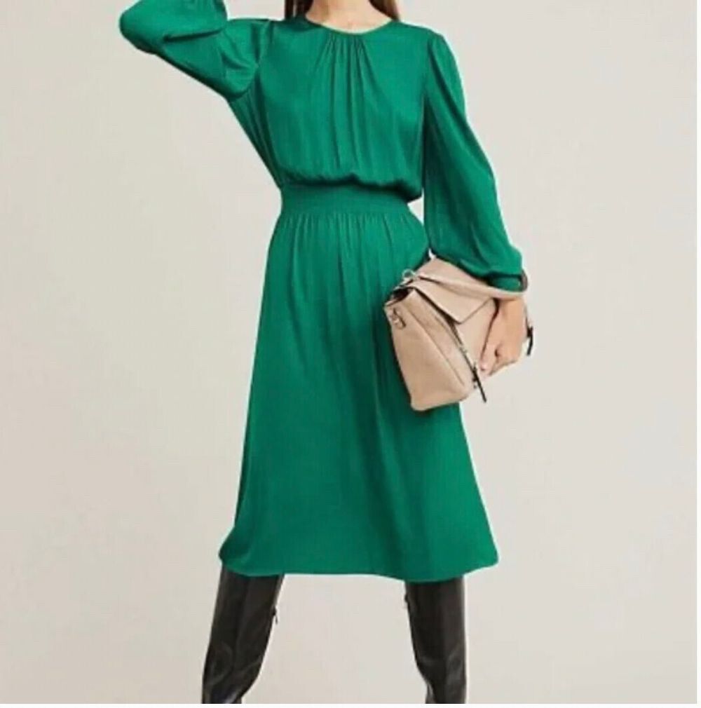 Witchery - Emerald Green Witchery Midi Dress on Designer Wardrobe