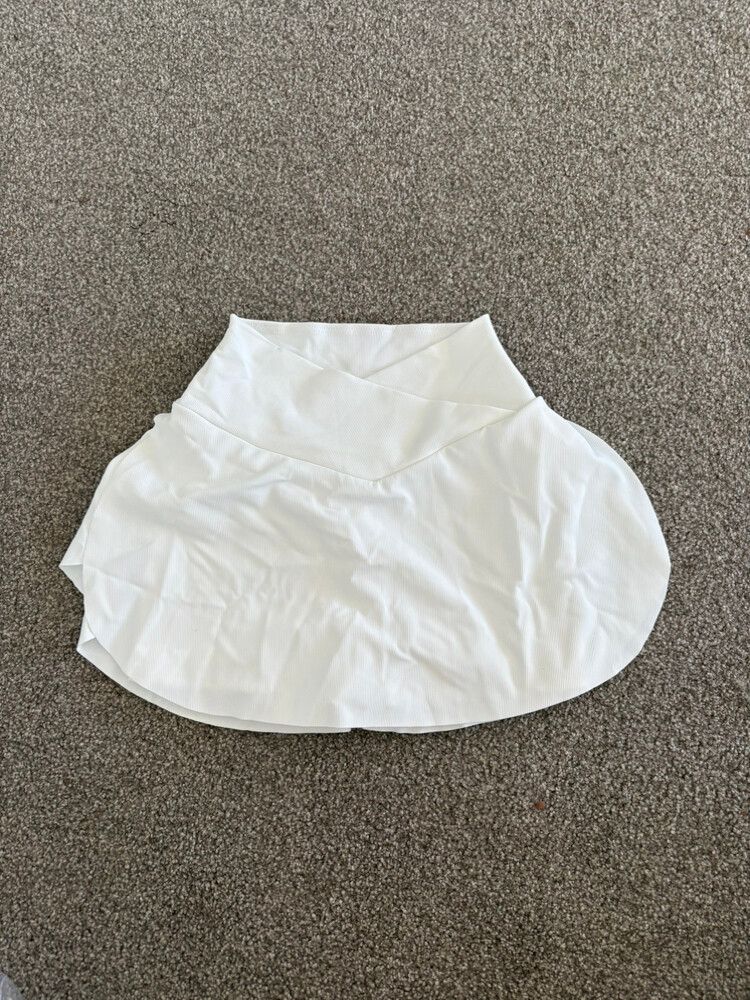 Halara White Tennis Skirt