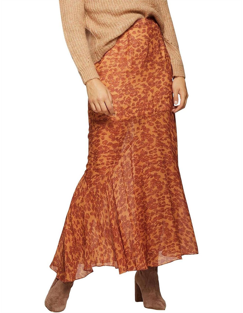 Sally Animal Print Skirt