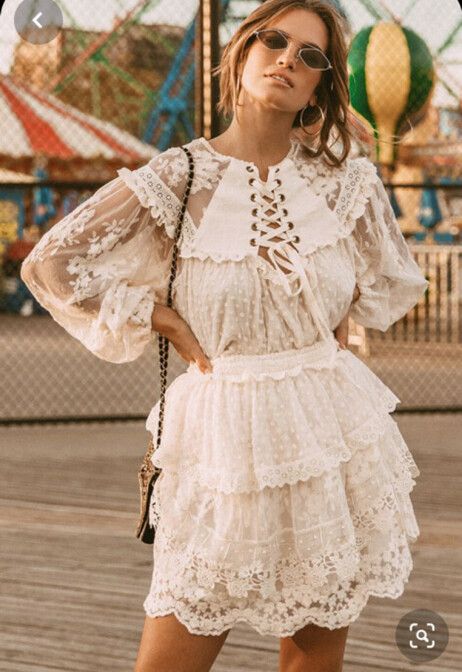 Spell & The Gypsy Collective - Spell - Dawn Lace Skirt on Designer Wardrobe