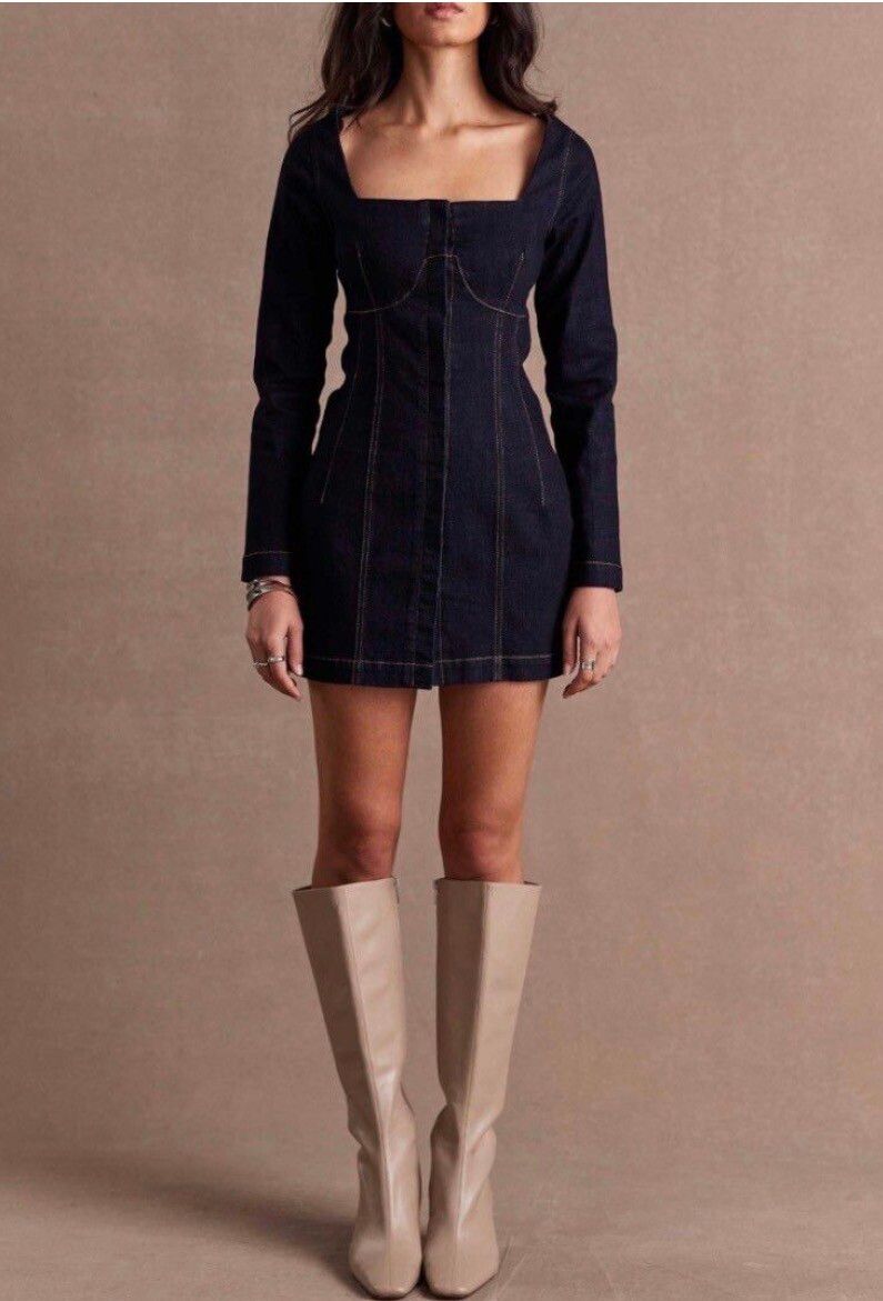 Sovere Denim Mini Dress