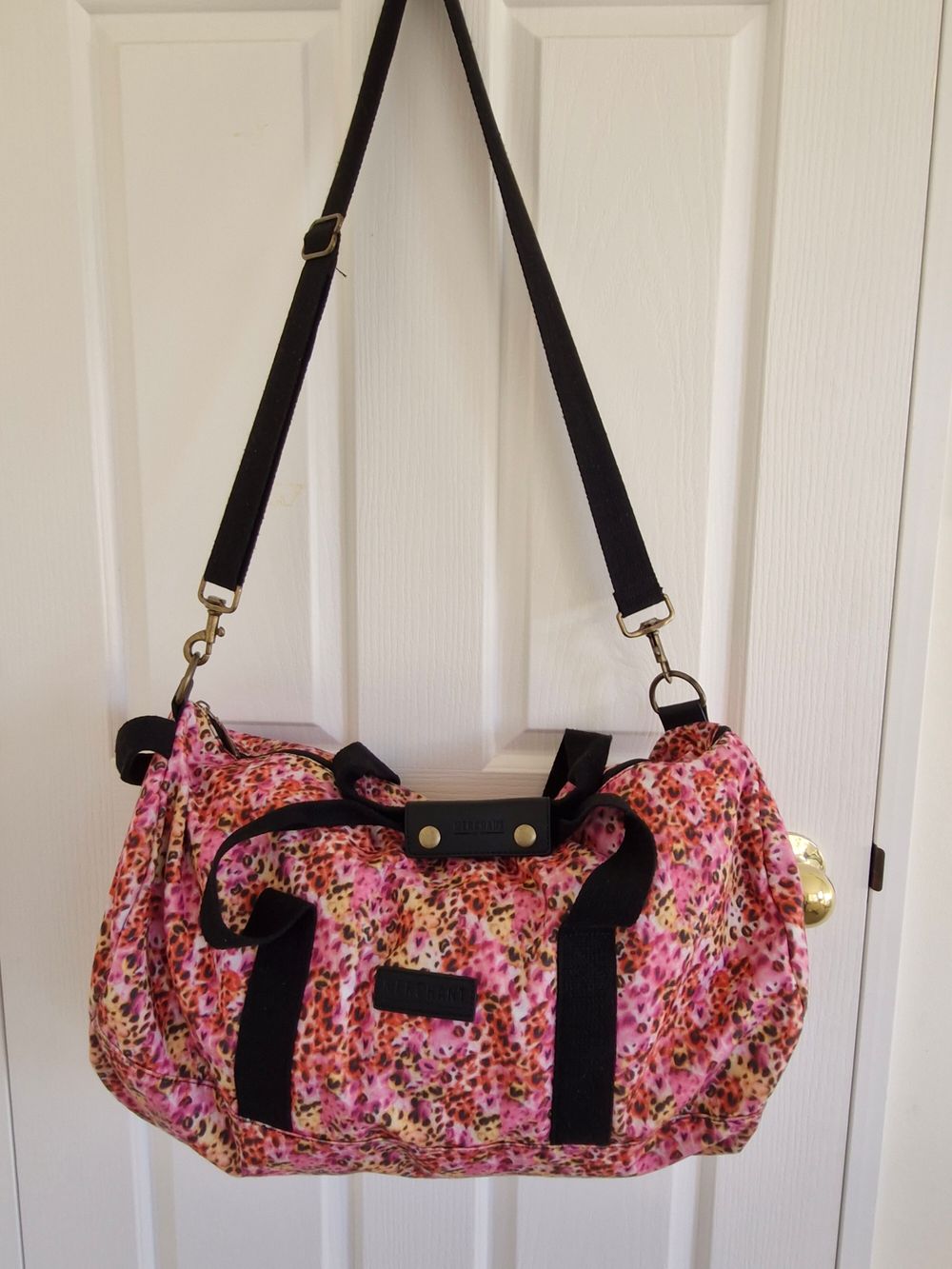Merchant Leopard Print Travel/Sports Bag