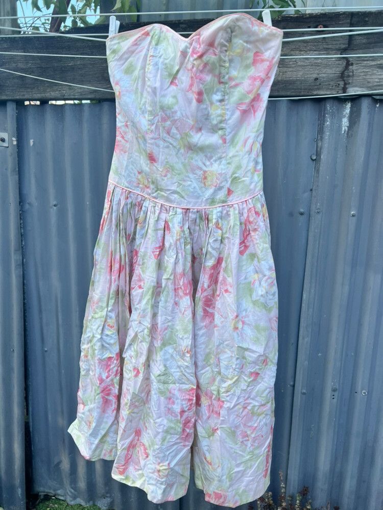 vintage floral dress