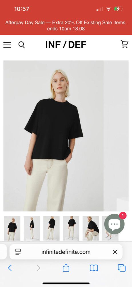 kowtow oversized boxy tee