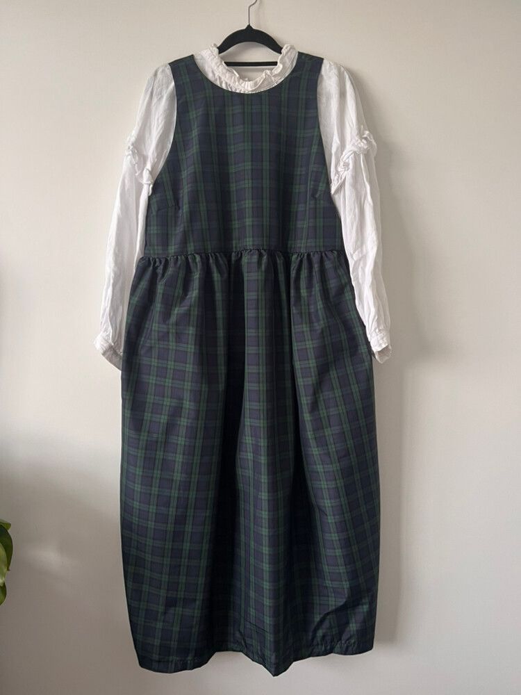 Ellis Label Tartan Cocoon Dress