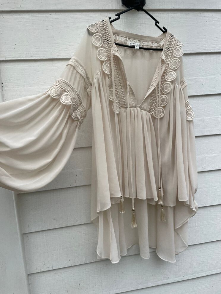 Shona Joy Rafaella oversized boho blouse